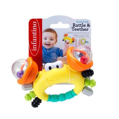 Gặm nướu kiêm đồ chơi Infantino cho bé - Chất Liệu Nhựa ABS Cao Cấp An Toàn