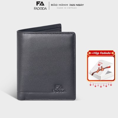 Ví nam da bò dáng đứng đơn giản thời trang Fadoda VN045