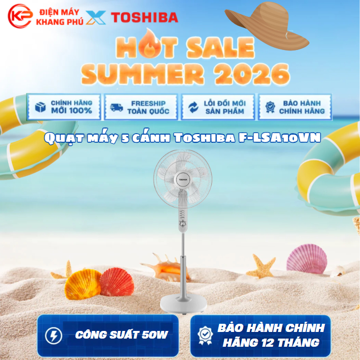 Quạt máy 5 cánh Toshiba F-LSA10VN