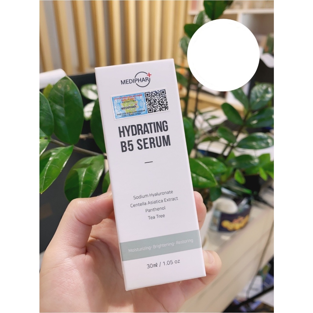 [MEDIPHAR]Serum Cấp Ẩm Phục Hồi, Dịu Và Sáng Da Mediphar Hydrating B5 serum 30ml mẫu mới