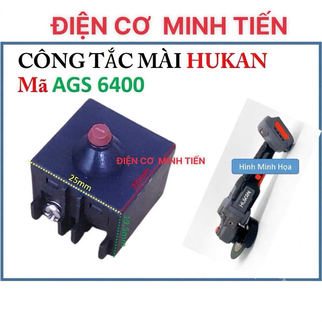 HUKAN - CÔNG TẮC MÀI PIN 6400.sk
