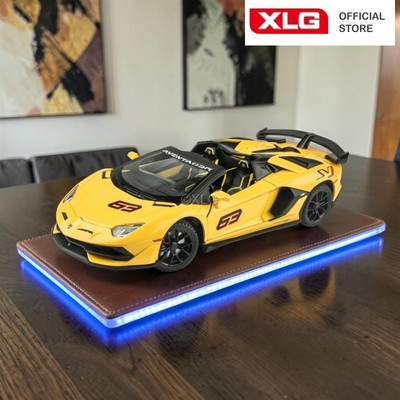 Mô hình xe thể thao Lamborghini Aventador LP770 1:24 cao cấp bằng hợp kim có đèn âm thanh