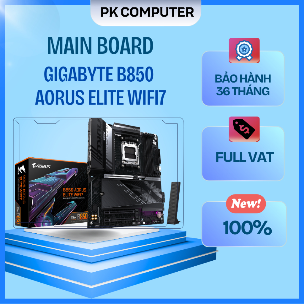 Gigabyte B850 AORUS ELITE WIFI7 – Socket AM5 ( Full VAT )