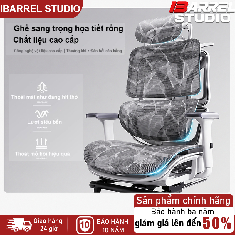 IBARREL Ghế Gaming Ghế Chơi Game Công Thái Học Ghế Máy Tính Ghế Tựa Lưng Thoải Mái Ghế Gaming
