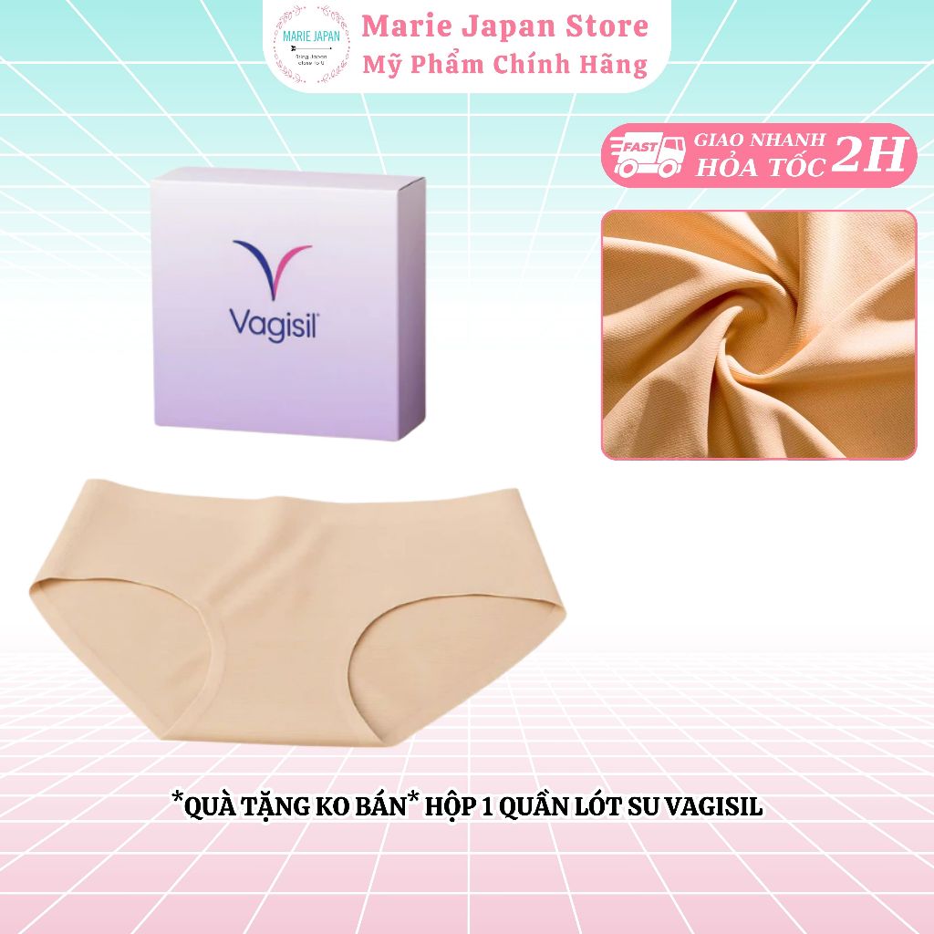 *QUÀ TẶNG KO BÁN* HỘP 1 QUẦN LÓT SU VAGISIL - Marie Japan