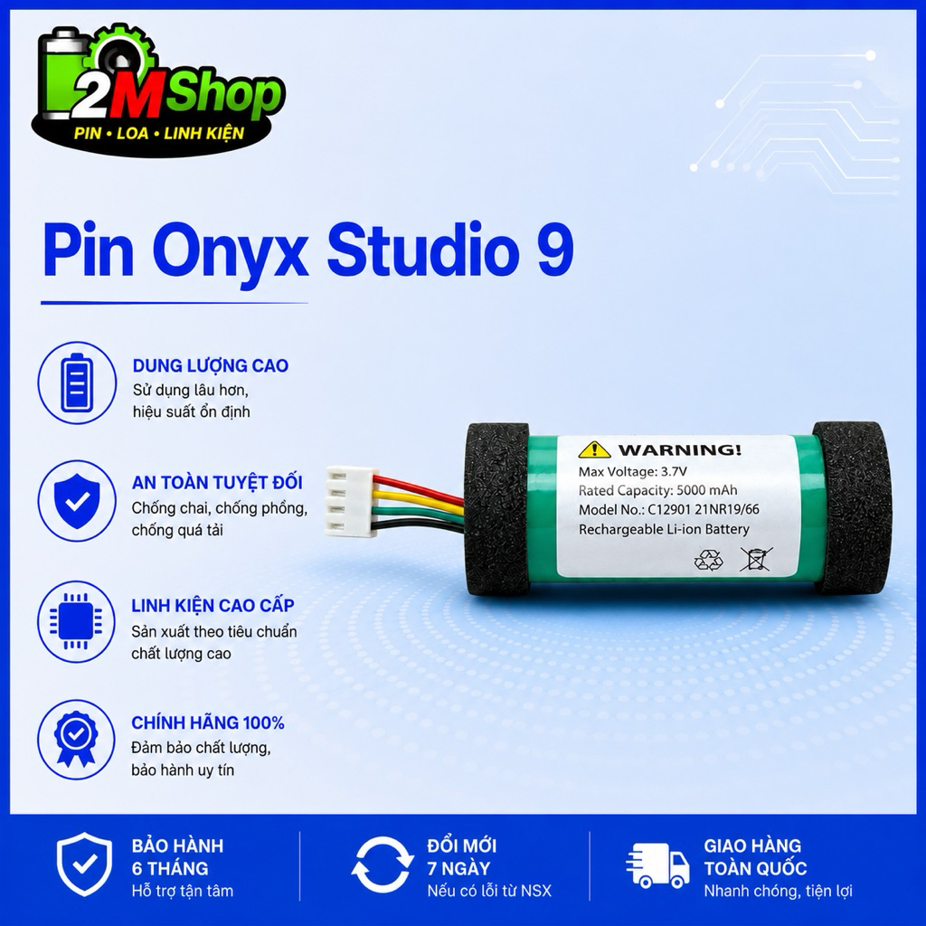 Thay pin Onyx Studio 9. Pin onyx studio 9 linh kiện 2mshop