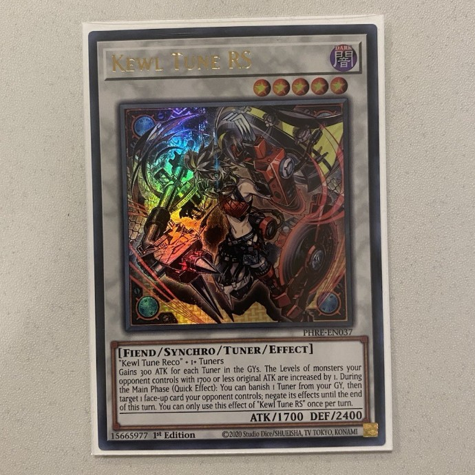 UK Ultra Rare [ Dưa Hấu Yugioh ] Lá bài thẻ Kewl Tune RS - Tặng bọc bài nhựa bảo quản SYNCHRON