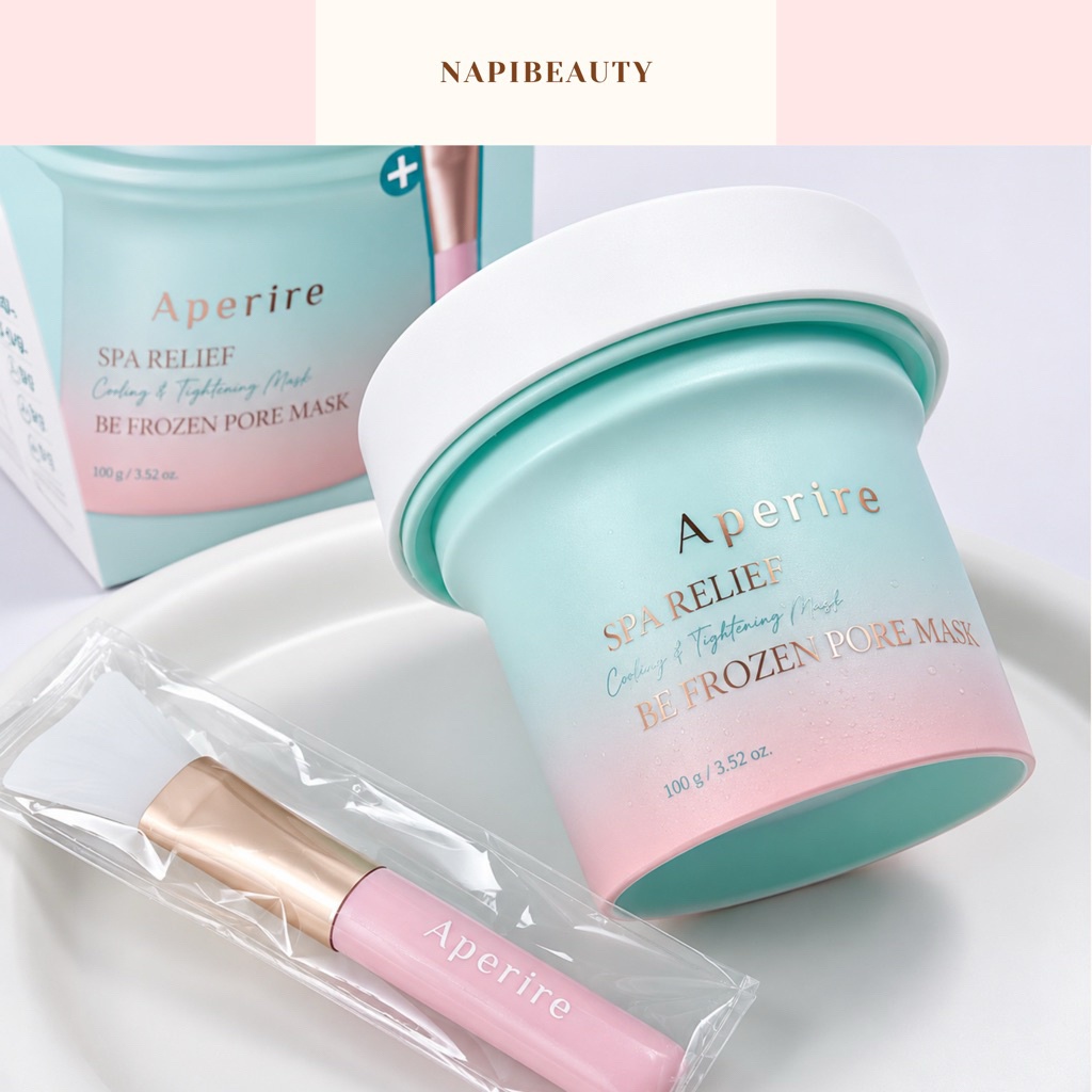 [Bill Oliveyoung] Mặt Nạ Đất Sét APERIRE Spa Relief Be Frozen Pore Mask 120g