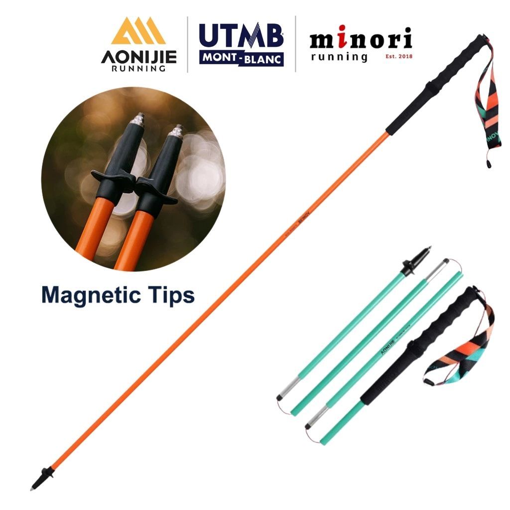 Gậy Chạy Bộ AONIJIE E4216 Nhôm 7075 Gấp Gọn Cho Nam Nữ Chạy Trail Leo Núi Thể Thao