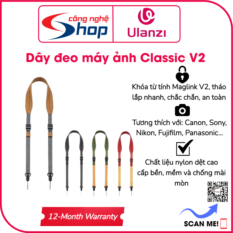 Dây đeo máy ảnh thao tác nhanh Falcam Maglink Quick Magnetic Buckle Classic V2