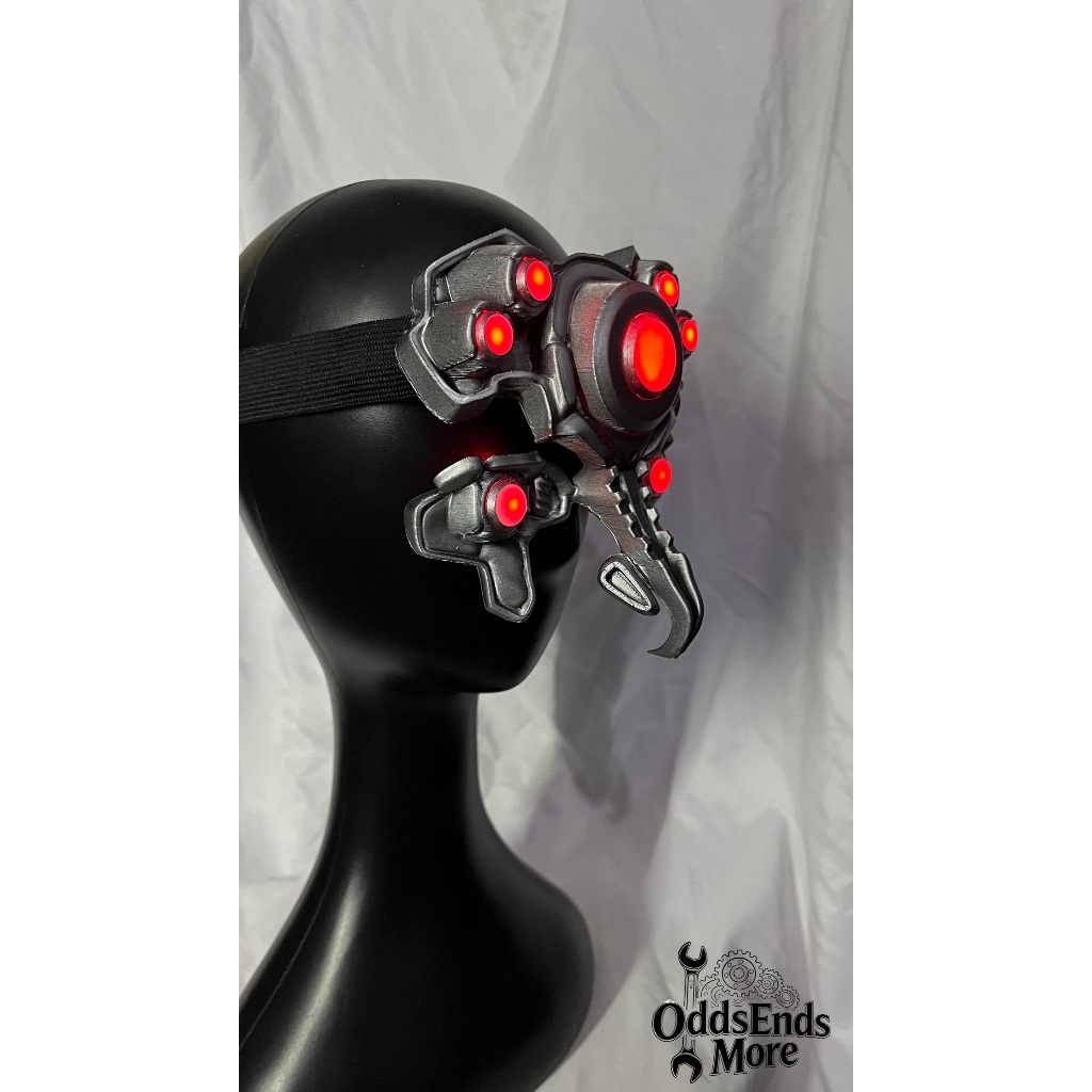 Cyberpunk 2077 Berimplants Dum Dum Mask, Cyberpunk Style Mask, 3D Printed Cosplay Helmet