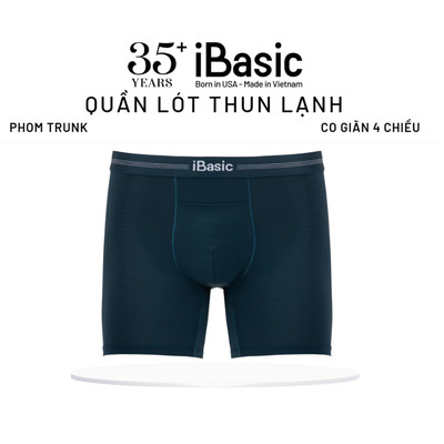Quần lót nam iBasic phom trunk thể thao airy thoáng khí PANM143