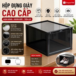 Hộp đựng giày chất liệu nhựa cứng trong suốt - PTLUXURY