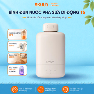 Bình Hâm Nước SKULD T5 - Pha Sữa, Kiểm Tra Chất Lượng Nước, Hâm Nhanh, Giữ Nhiệt 8h, Dung Tích 400ml