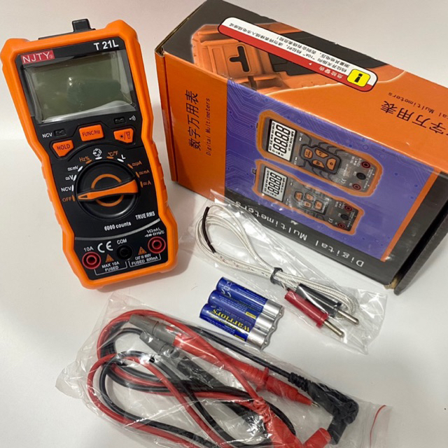 NJTY T21L đồng hồ đo điện vạn năng, đồng hồ đo tụ nhanh,đo cuộn cảm