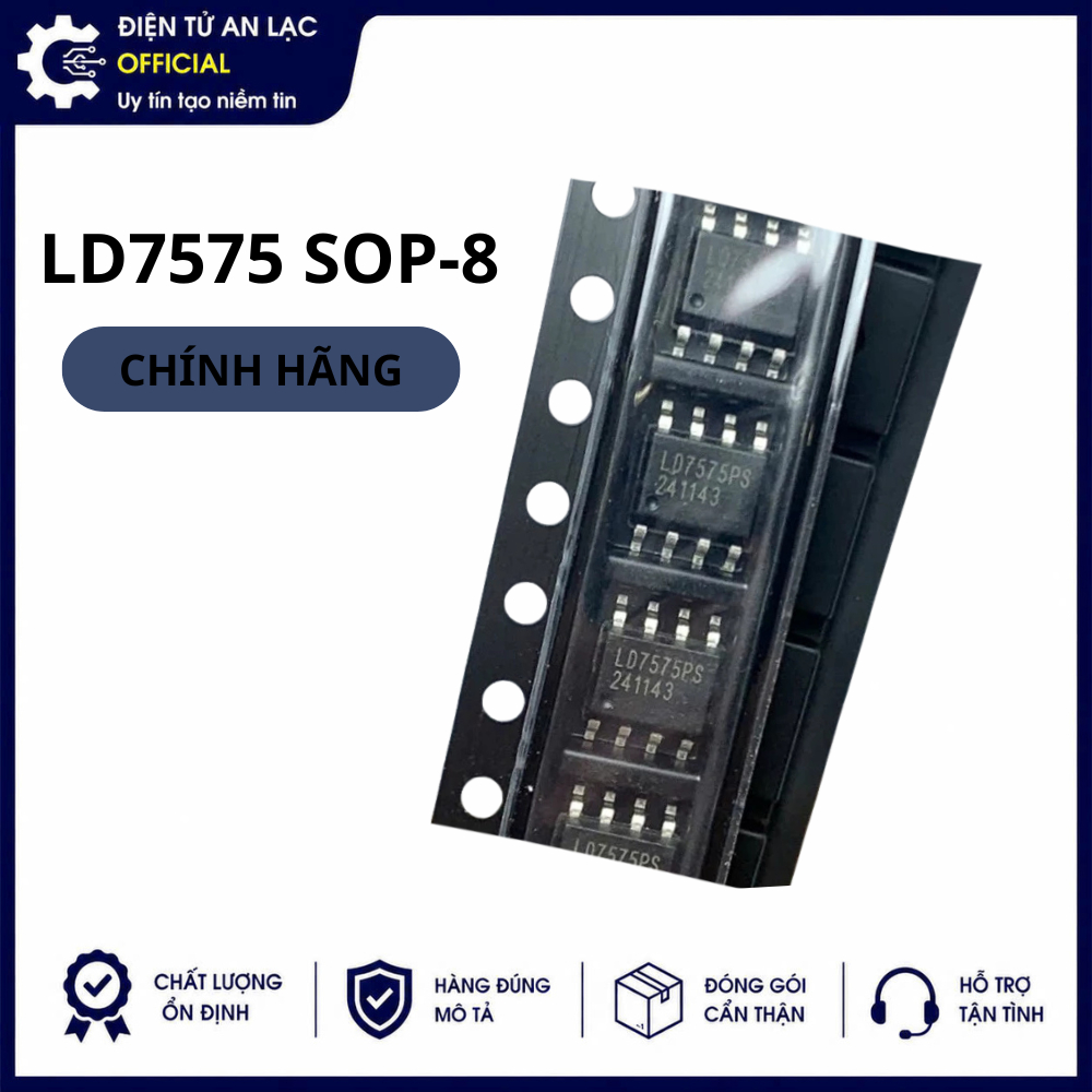 [2 cái] IC Dao Động LD7575 LD7575PS SOP-8 Chính hãng