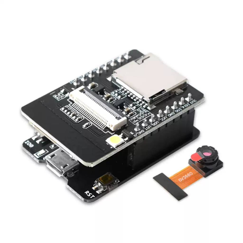 ESP32-CAM Kèm Đế Nạp Và Camera OV3660 – Module WiFi Bluetooth IoT