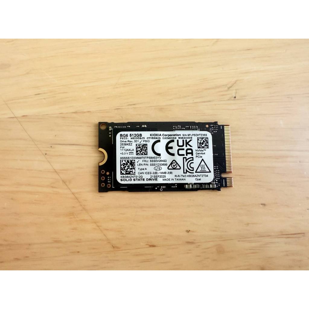 Ổ Cứng SSD KIOXIA BG6 M2 2242 NVMe GEN4 (Like new) 512GB