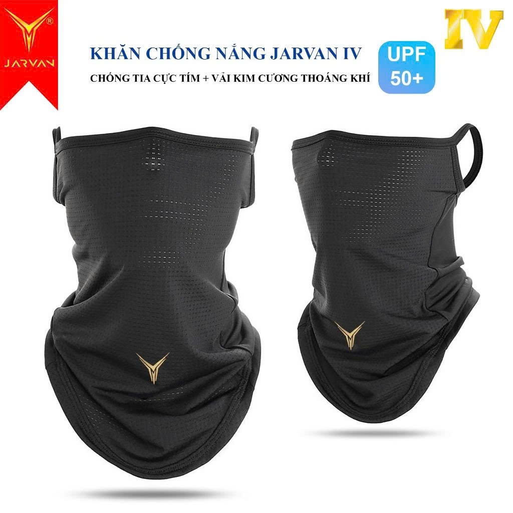 Khăn đa năng Jarvan lV - Khăn chống nắng Jarvan 4 có móc đeo tai, thun co dãn 4 chiều thoáng mát