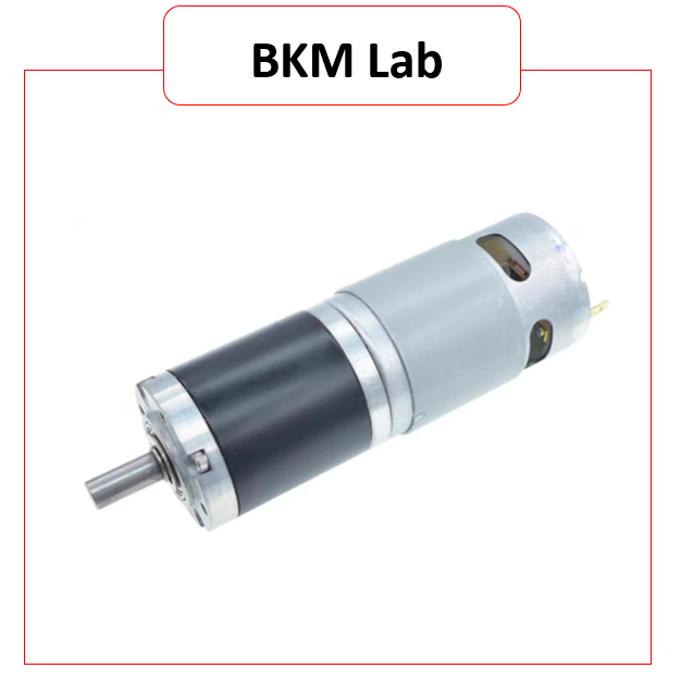 Động Cơ Giảm Tốc Hành Tinh 42GP-775 DC 12V 120RPM - Motor Giảm Tốc Lực Kéo Khủng Cho Robot, Xe Điện 