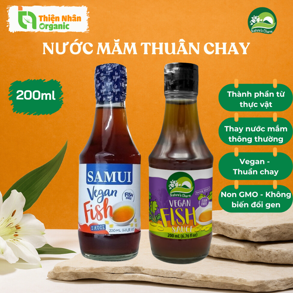 Nước Mắm Thuần Chay Nature's Charm Vegan Fish Sauce 200ml