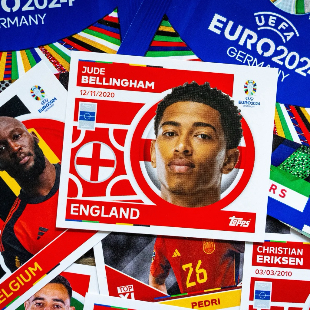 Sticker Euro 2024 Topps Chính hãng