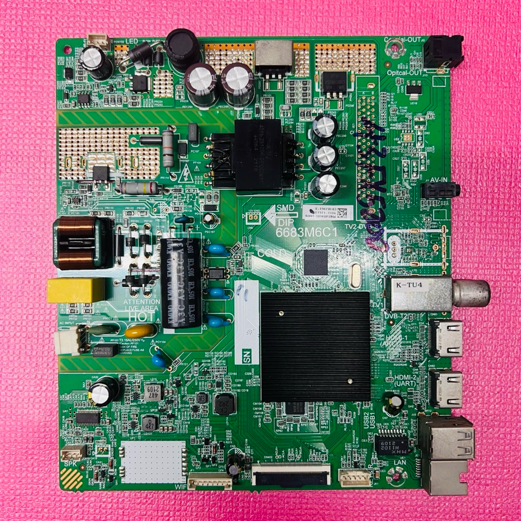 BO KHIỂN Tivi CASPER 43FX5200, bo mạch chính hãng
