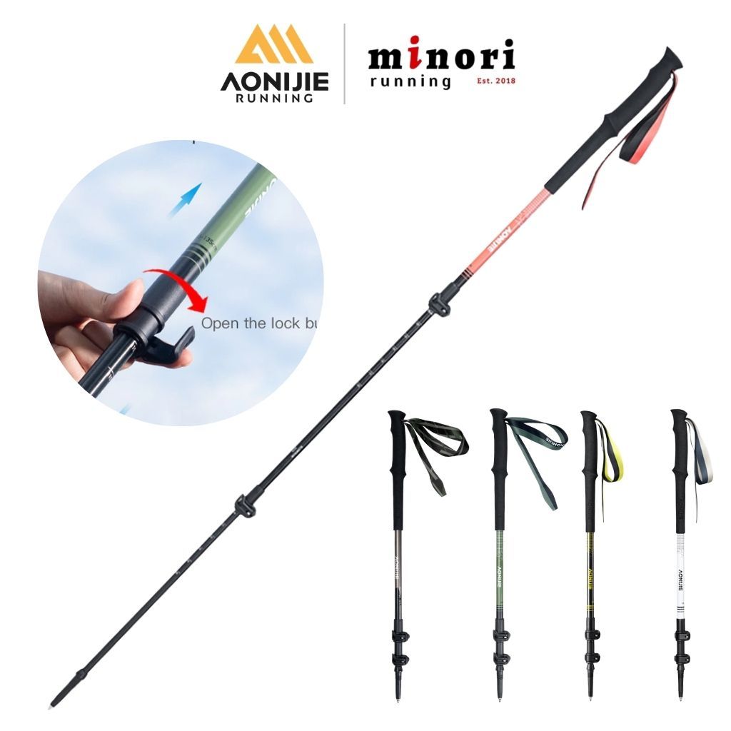 Gậy Leo Núi AONIJIE E4215 Hợp Kim Nhôm Rút Gọn Kích Thước Điều Chỉnh Linh Hoạt