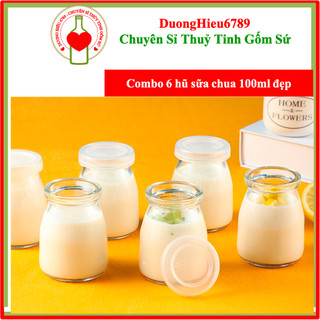 Bộ 12 hũ sữa chua trơn 100ml
