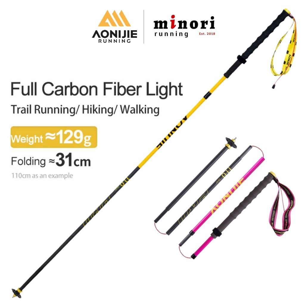 COMBO 2 Gậy Chạy Trail Aonijie E4214 Gấp Gọn Sợi Carbon Siêu Nhẹ Chuyên Dụng Cho Leo Núi Chạy Trail