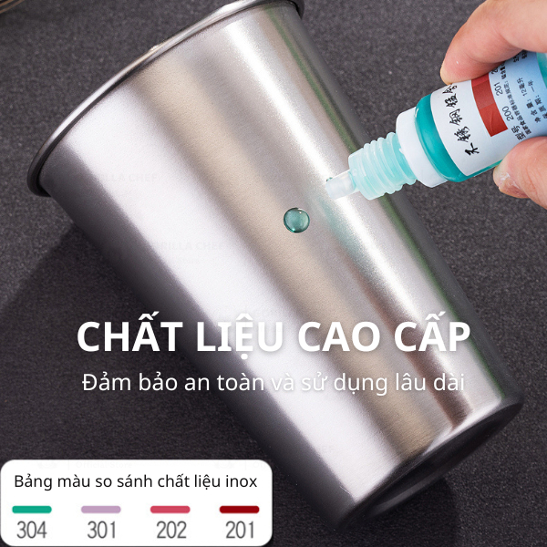 Ly inox 2 lớp, Ly uống nước chất liệu thép không gỉ, Cốc Inox dày dặn, an toàn | BigBuy360 - bigbuy360.vn