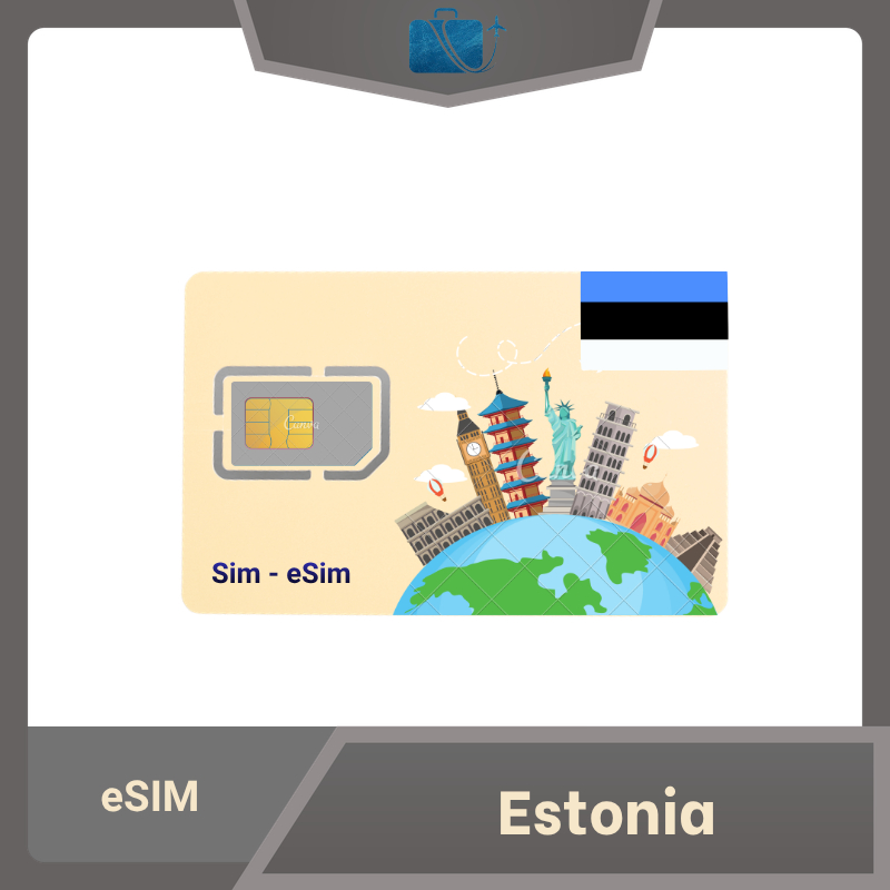 eSIM Du Lịch Estonia 20GB/50GB/100GB (30 Ngày)