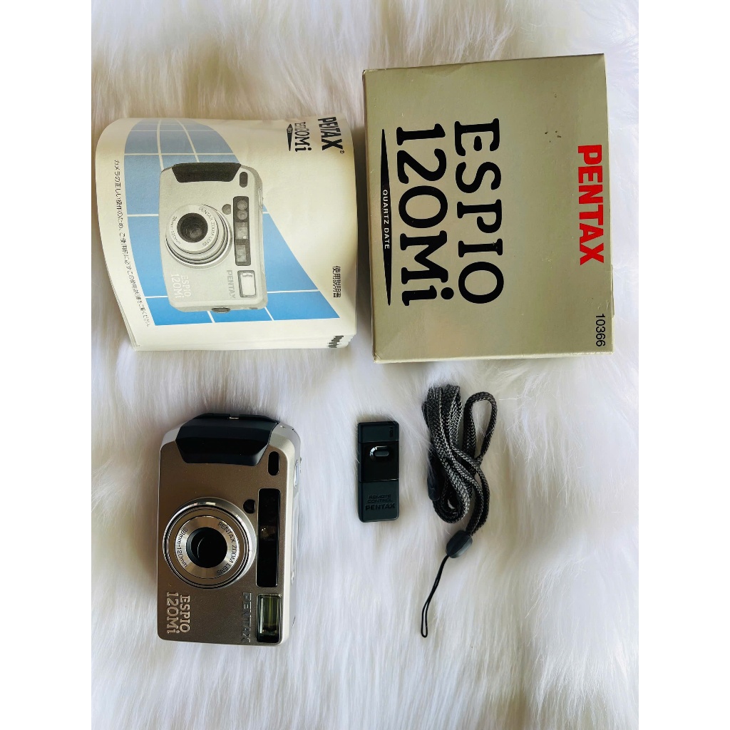 Máy ảnh film Pentax Espio 120Mi – Fullbox, nhỏ gọn, zoom xa đa dụng