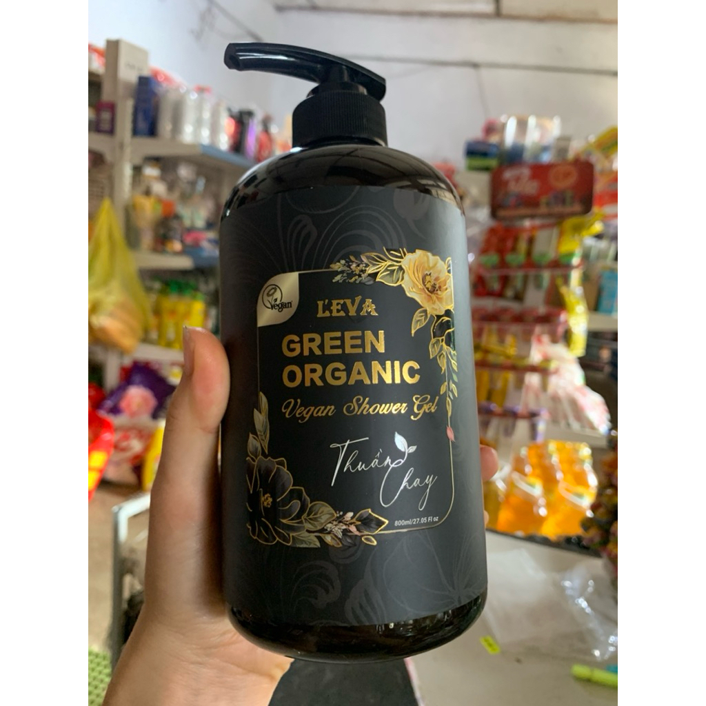 Sữa Tắm Nước Hoa Leva Green Organic  Sạch Sâu, Lưu Hương Lâu, Hỗ Trợ Dưỡng Ẩm, Giúp Làn Da Mềm Mại 8