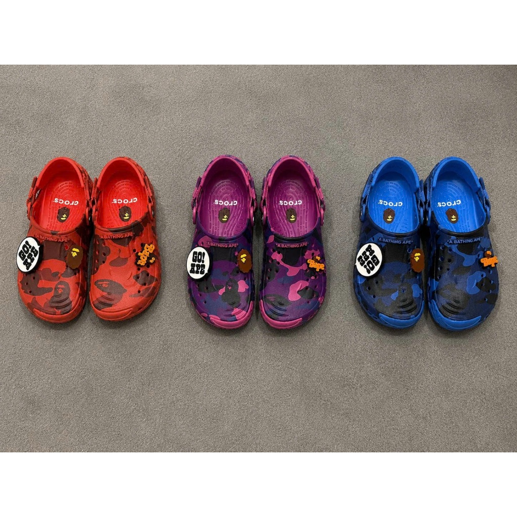 Dép BAPE® x Crocs Echo RO Clog