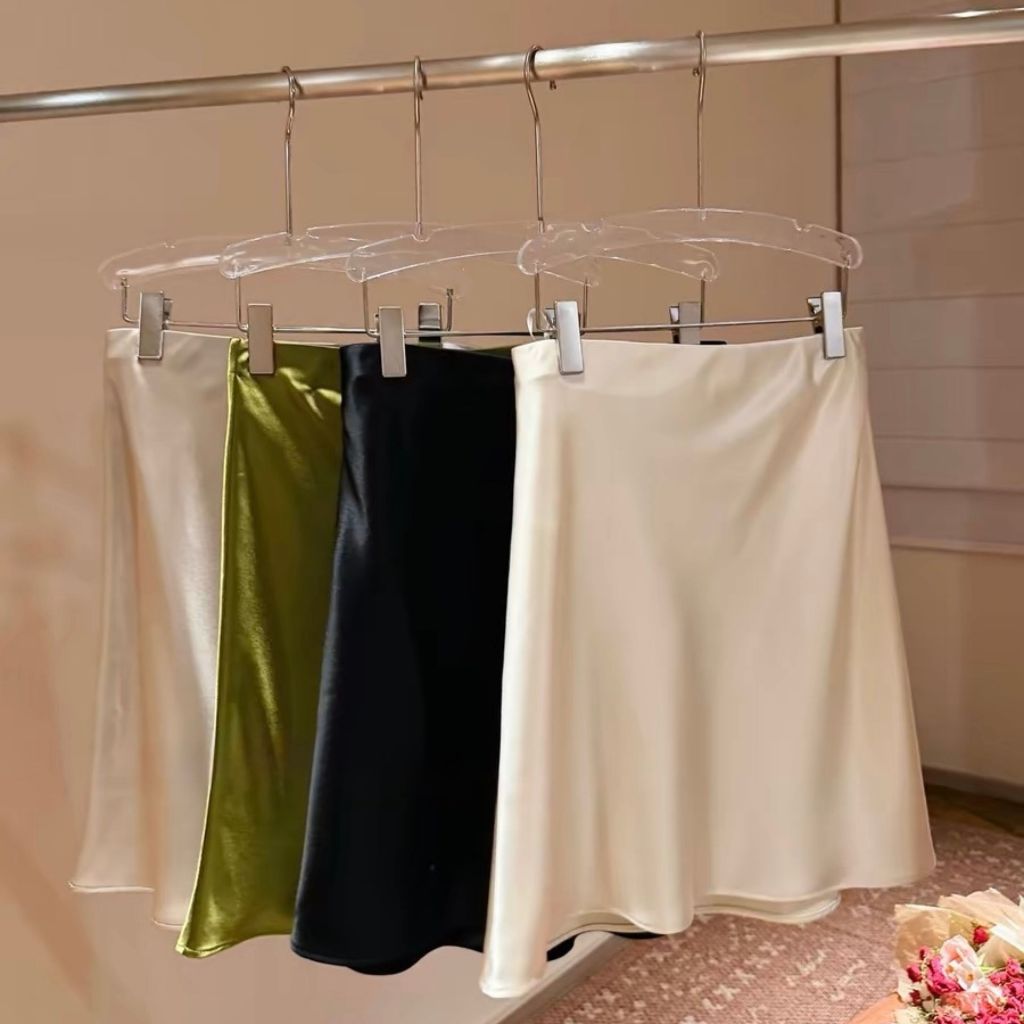 Chân Váy Lụa Dáng Lửng Form A Xoè Nhẹ Thanh Lịch Trẻ Trung Tôn Dáng NV854 | BigBuy360 - bigbuy360.vn