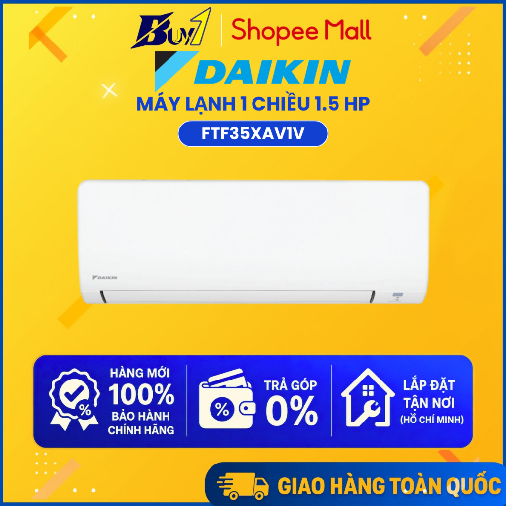 FTF35XAV1V - Máy lạnh Daikin 1.5 HP FTF35XAV1V - Hàng chính hãng