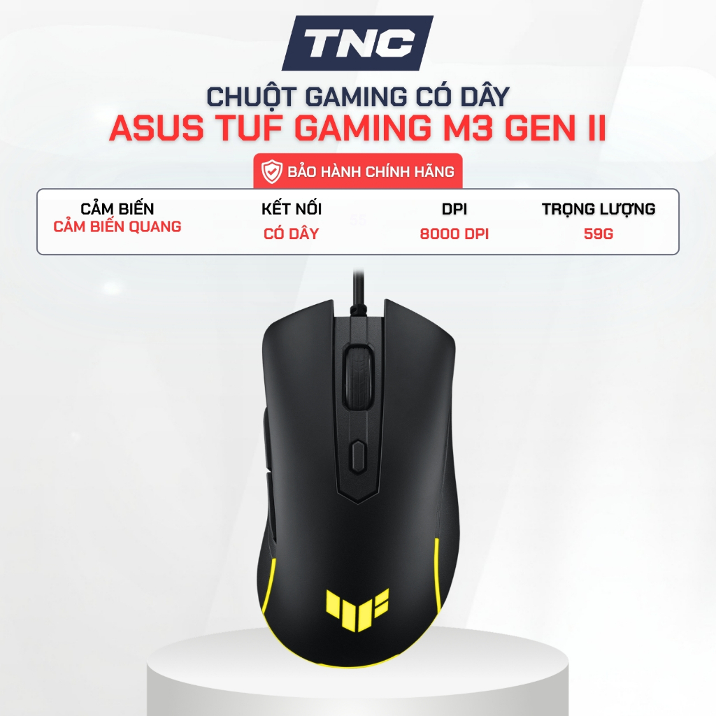 Chuột Gaming Có Dây Asus TUF Gaming M3 Gen II - Bảo Hành 12 Tháng - TNC STORE