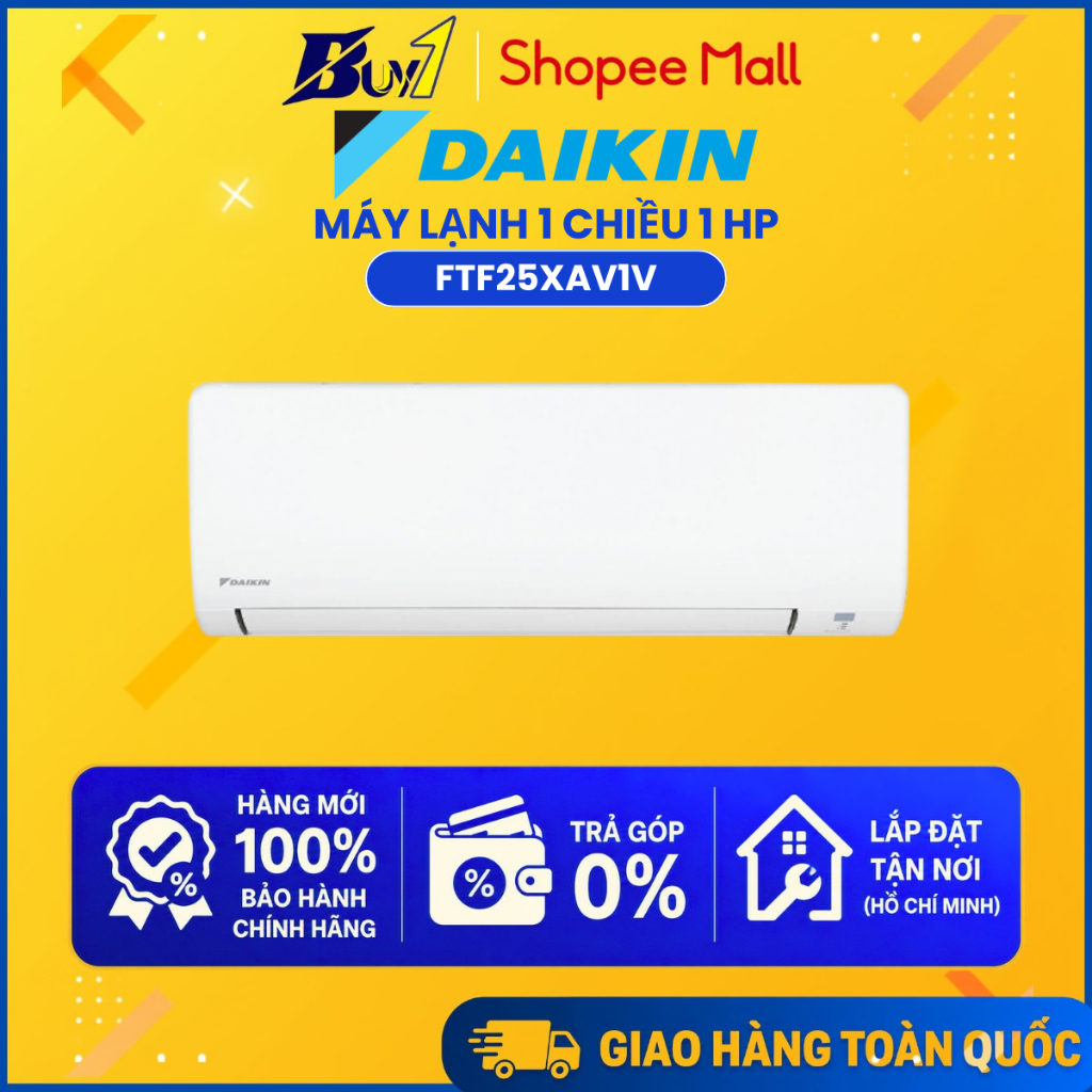 FTF25XAV1V - Máy lạnh Daikin 1 HP FTF25XAV1V - Hàng chính hãng