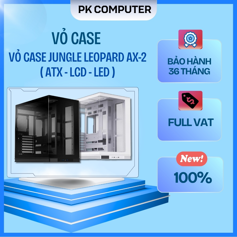 CASE JUNGLE LEOPARD AX-2 Đen, Trắng ( Full VAT )