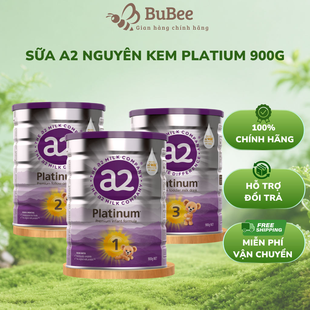 Sữa a2 Milk a2 Platinum 900g – Sữa Công Thức Đạm A2 Dễ Tiêu Hóa Cho Bé Đủ Số - BuBee