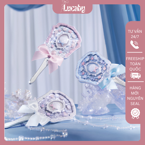 Gương cầm tay vỏ sò ngọc trai Shell’s Jewel Flower Knows