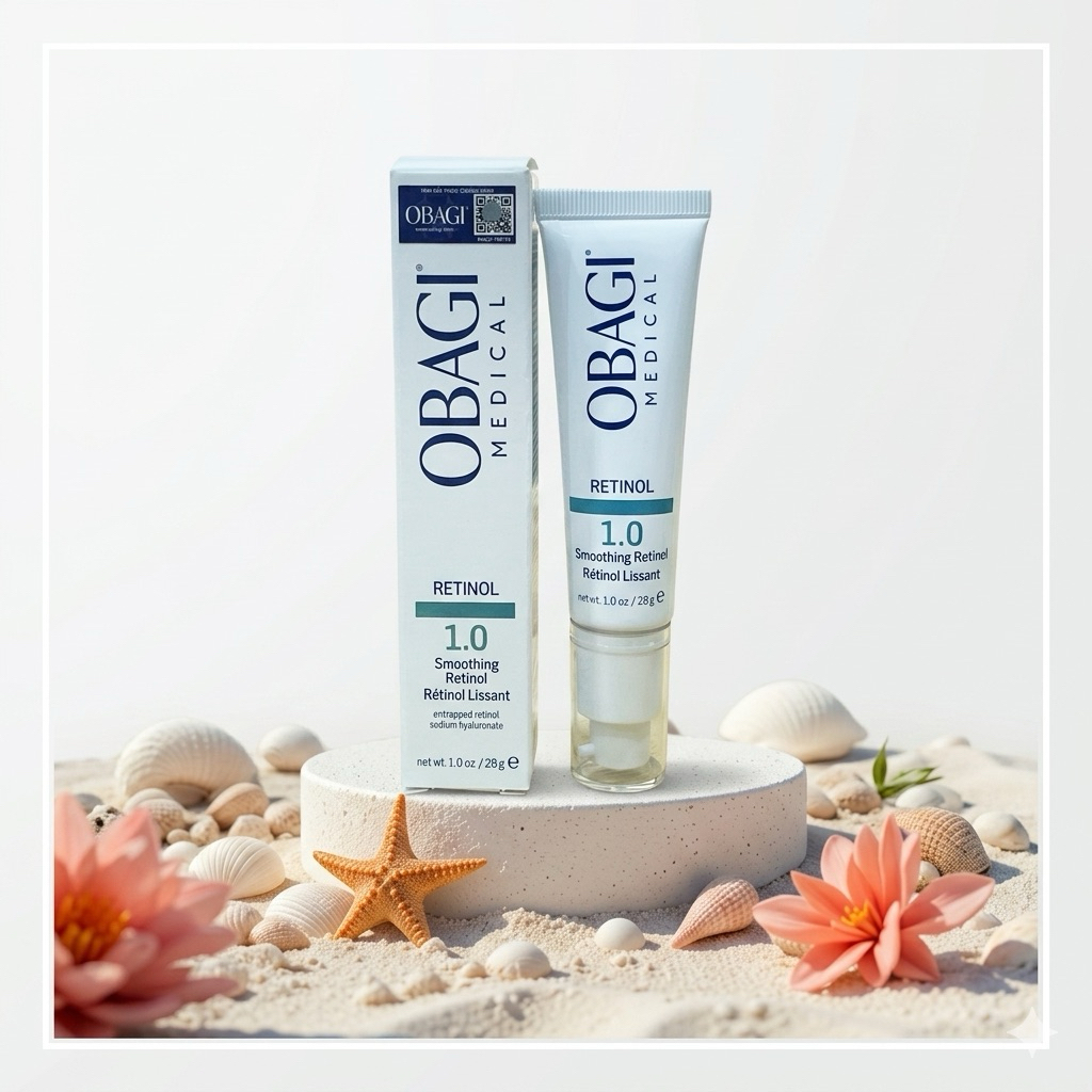 RETINOL OBAGI [1.0  Kem Dưỡng Obagi Retinol Giúp Giảm Lão Hóa, Giảm Mụn, Mờ Thâm 28g