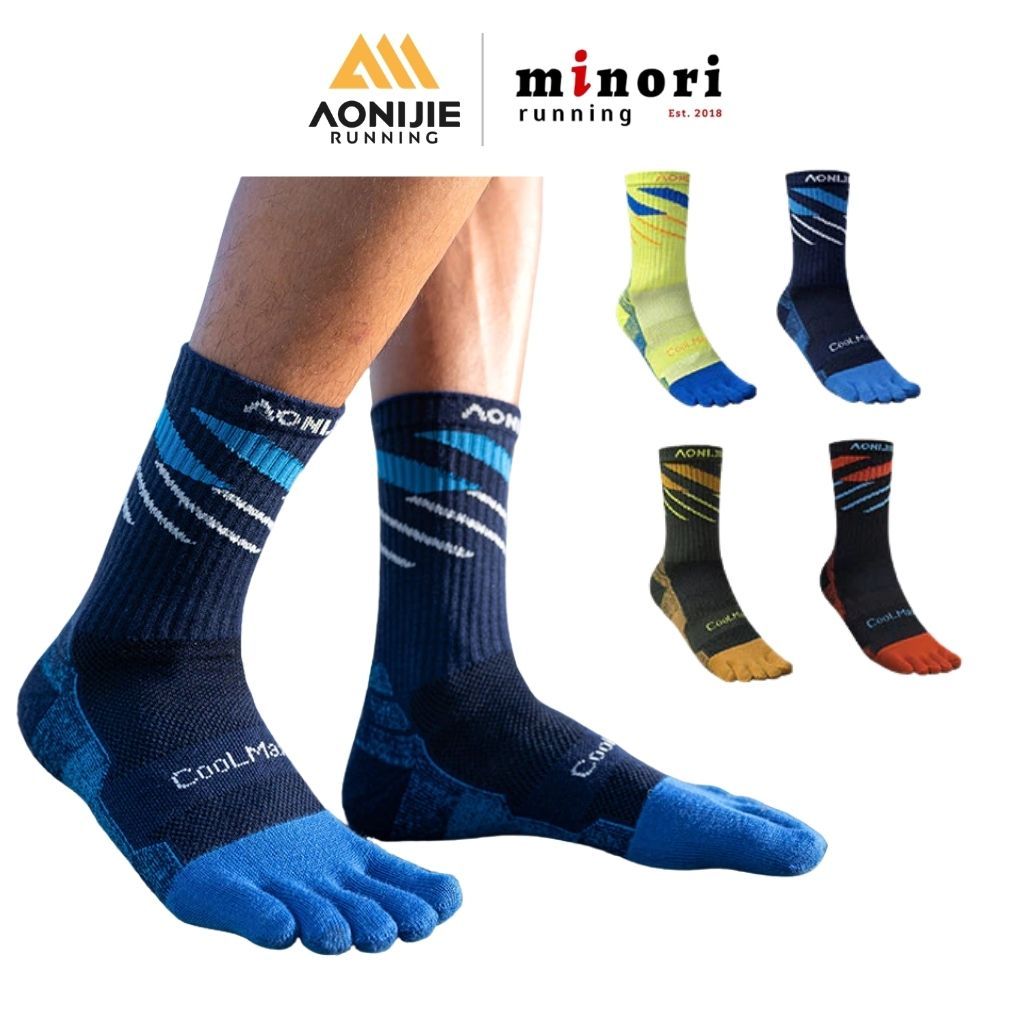Tất Xỏ Ngón AONIJIE E4846 Cho Nam Nữ Chạy Bộ Thể Thao Tất Năm Ngón Tất Thoáng Khí