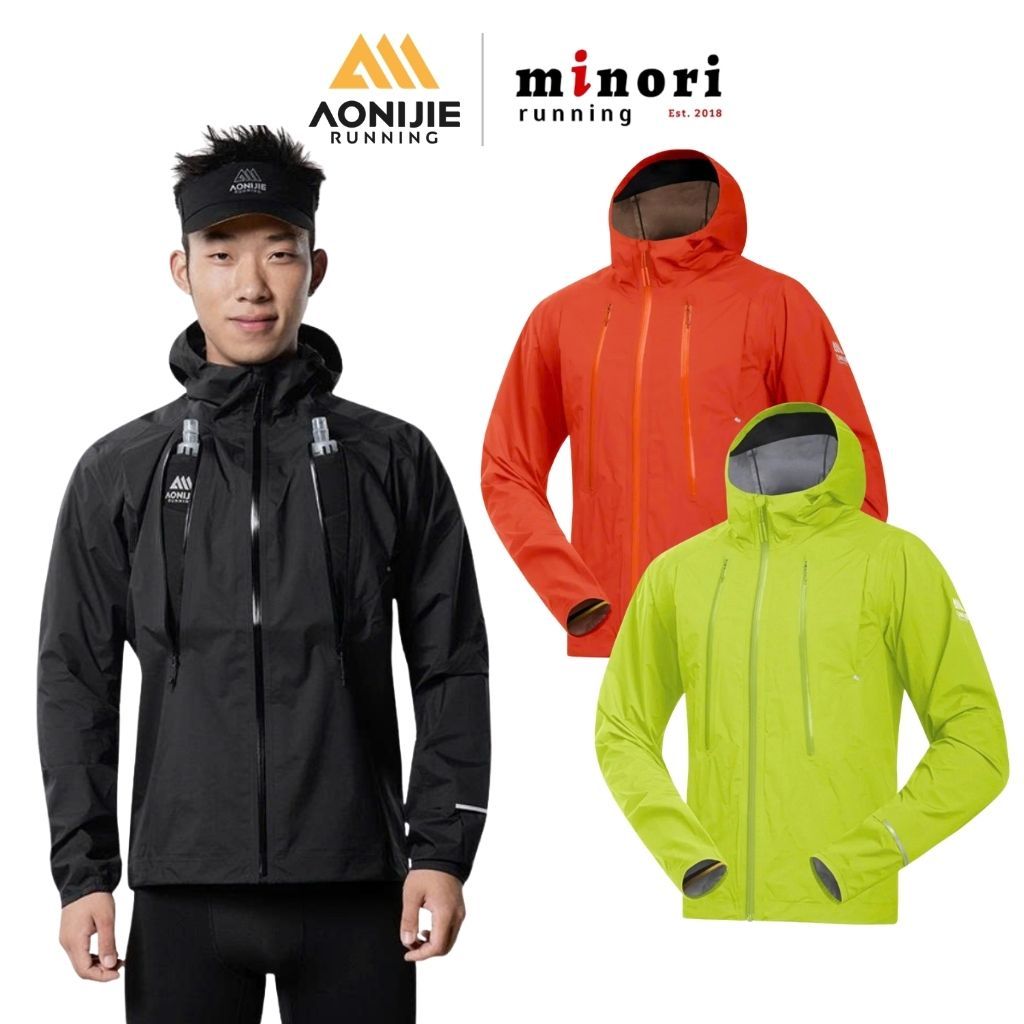Áo Khoác Gió Chống Thấm Nước AONIJIE FM5216 Chất Liệu Nylon 66 Ultratrail Nhẹ Thoáng Khí Cho Nam Nữ