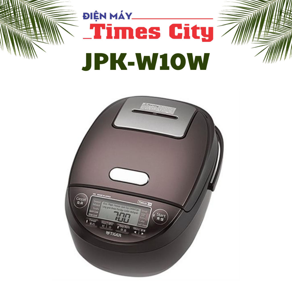 Nồi cơm áp suất cao tần Tiger 1.0 lít JPK-W10W