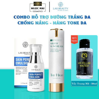 [+ Quà] Combo sữa dưỡng truyền trắng rong nho (50ml) + kem chống nắng THE HIGH (40ml) SPF 50 PA++++