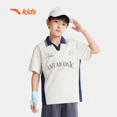 Anta Kids Áo Polo Thời Trang Thể Thao Bé Trai 3526C8107