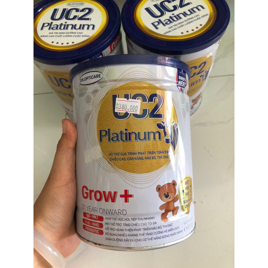 date 2/27 - Sữa bột UC2 platinum Grow lon 800g