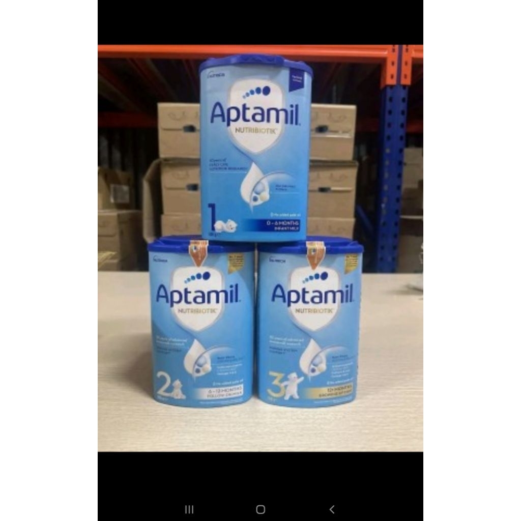 Sữa Aptamil số 1,2,3 lon 800g của Đức hạn 12/2026